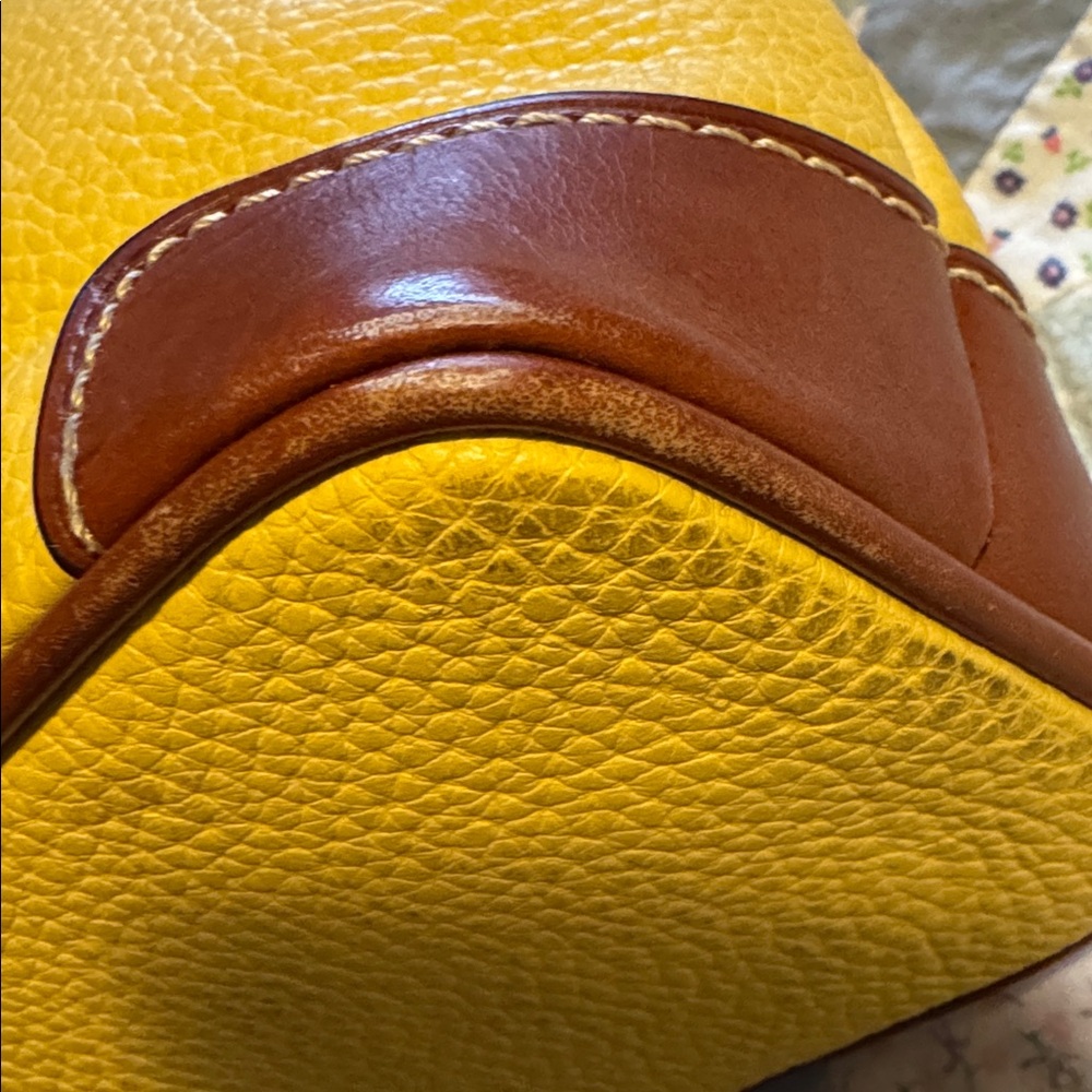 Dooney & Bourke Mustard Yellow Crossbody Bag - Picture 13 of 15